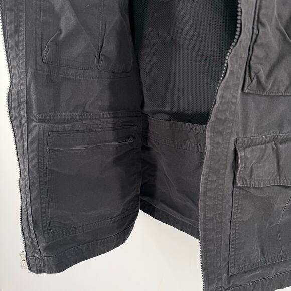 DULUTH TRADING COMPANY Vest Size Extra Large Pockets Black Men's Utility Mesh - Picture 7 of 11